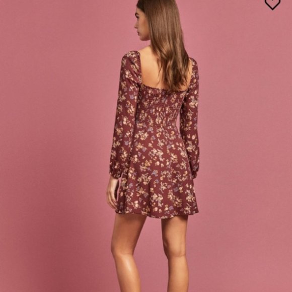 Reformation Long-Sleeved Mochi Dress - Size 10 - Picture 3 of 5